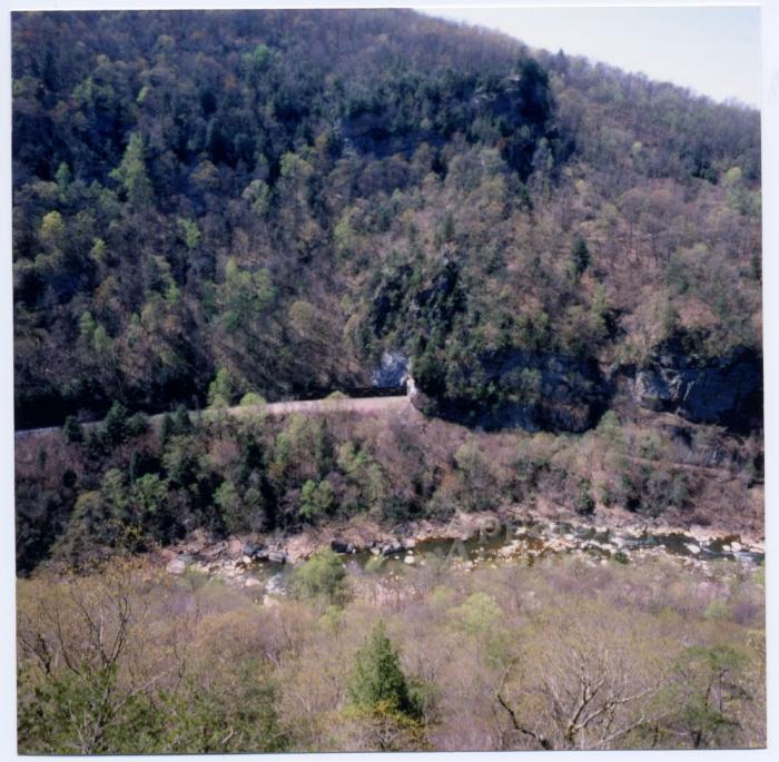 Breaks of the Mountain:  Russell Fork Gorge production still