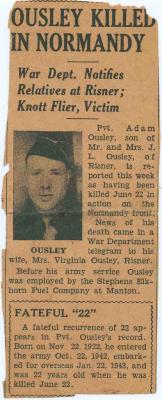 Newspaper clipping