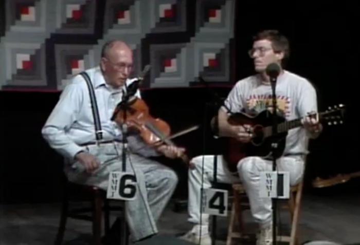 Performance by Clyde Davenport at Seedtime on the Cumberland 1993