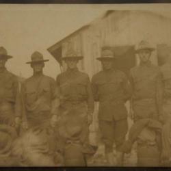 Photographs in frame, Campbell family. ca. early 1900s