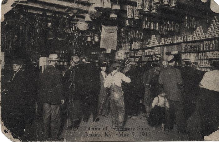 Interior of Temporary Store - Jenkins, Ky. - May 15, 1912.