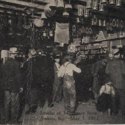 Interior of Temporary Store - Jenkins, Ky. - May 15, 1912.