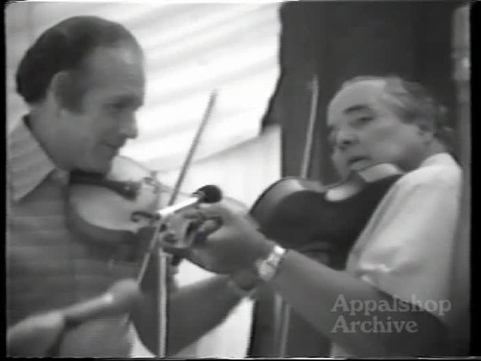 Performances by Mac Wiseman with Chubby Wise and Charlie Moore at Bluegrass Festival