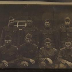 Photographs in frame, Campbell family. ca. early 1900s