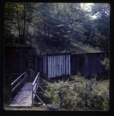 Smokehouse and chicken coop on Dry Fork