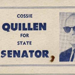 Cossie Quillen political campaign cards