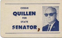 Cossie Quillen political campaign cards