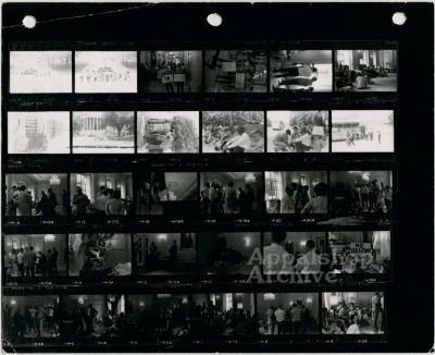 Contact sheet of protest images - The Struggle of Coon Branch Mountain