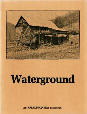 Transcript of the film Waterground
