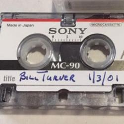 Image of microcassette in John Verburg Collection