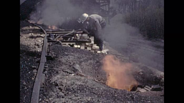 Original footage of Esserville Coke Ovens
