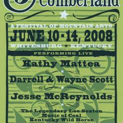 Seedtime on the Cumberland Festival poster, 2008