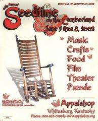 Seedtime on the Cumberland Festival poster, 2002