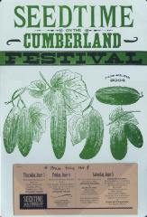 Seedtime on the Cumberland Festival poster, 2004