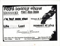 Youth Bored Flyer, "Floyd County Show"