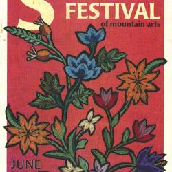 Seedtime on the Cumberland Festival poster, 2000. Poster designed by Rebecca Bingman.