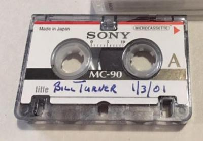 Image of microcassette in John Verburg Collection