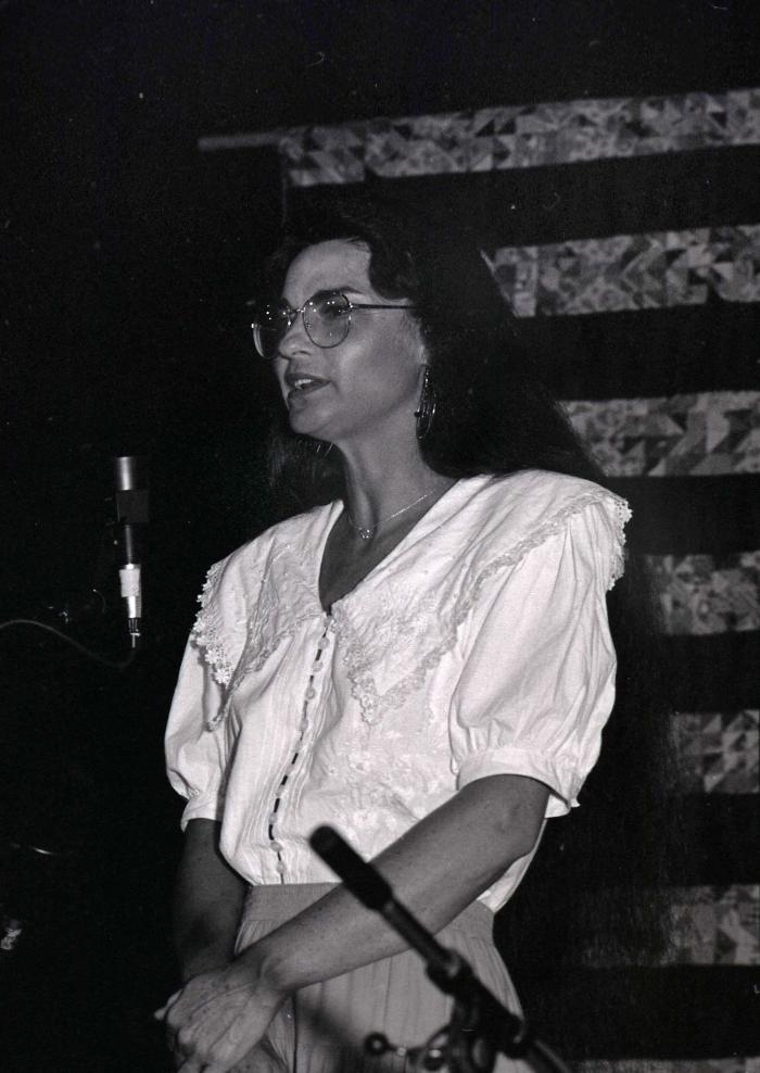 Sheila Barnhill [Sheila Kay Adams] performing at Seedtime Festival
