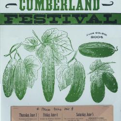 Seedtime on the Cumberland Festival poster, 2004