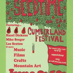 Seedtime on the Cumberland Festival poster, 2006