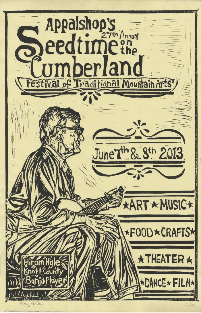 Seedtime on the Cumberland Festival poster, 2013