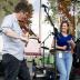 Performances by Dirk Powell with Christine Balfa at Seedtime on the Cumberland 2000
