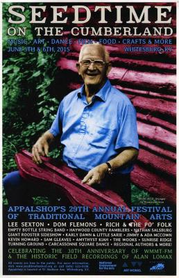 Seedtime on the Cumberland Festival poster, 2015