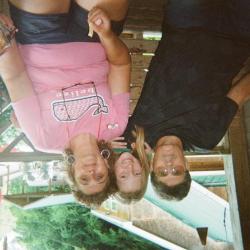 Photographer's family on porch