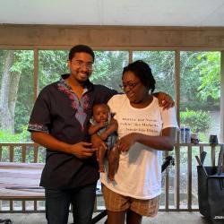 Baby shower and support from friends during Covid; excerpt from interview with Josh Outsey and Terran Young