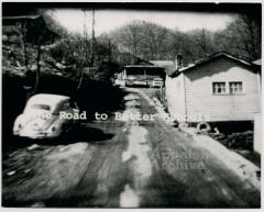 Film still of title card from The Struggle of Coon Branch Mountain