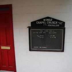 King's Chapel Church, exterior church sign