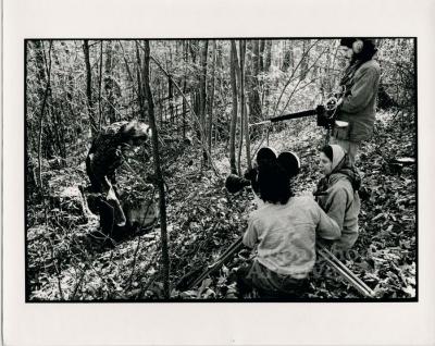 Hand Carved production still