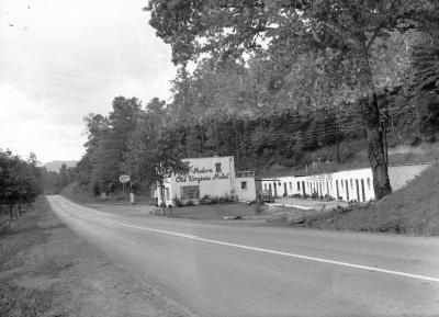 Exterior view of the Old Virginia Motel