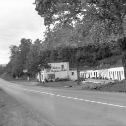Exterior view of the Old Virginia Motel