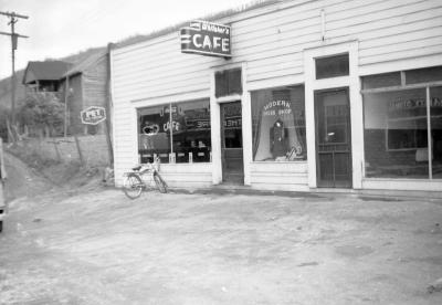 Exterior of Whitaker's Cafe