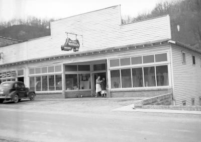 Exterior of Bussell's Grocery and Dry Goods Store