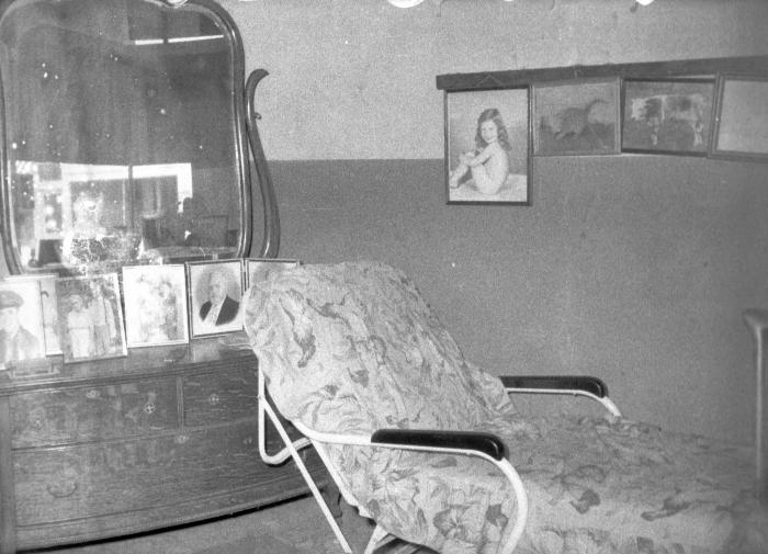House interior with framed pictures