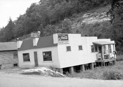 Exterior of Collins Cafe