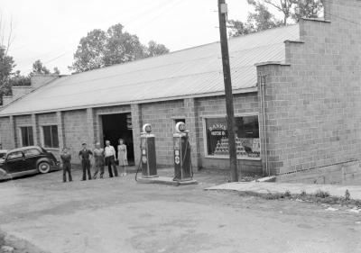 External view of a garage
