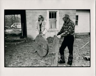 Hand Carved production still
