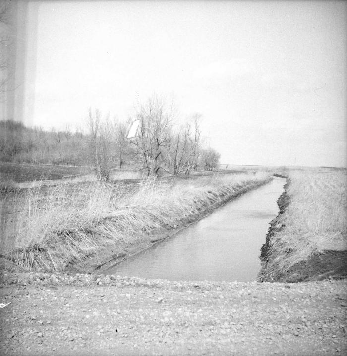 View of creek from bridge
