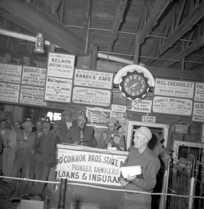 Men at auction