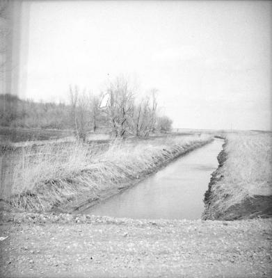 View of creek from bridge