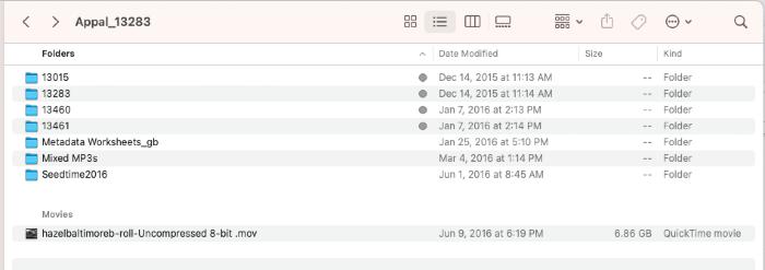 "Appalshop_13015; Appalshop_13283" external drive
