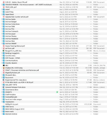 "AACIP Video" external drive