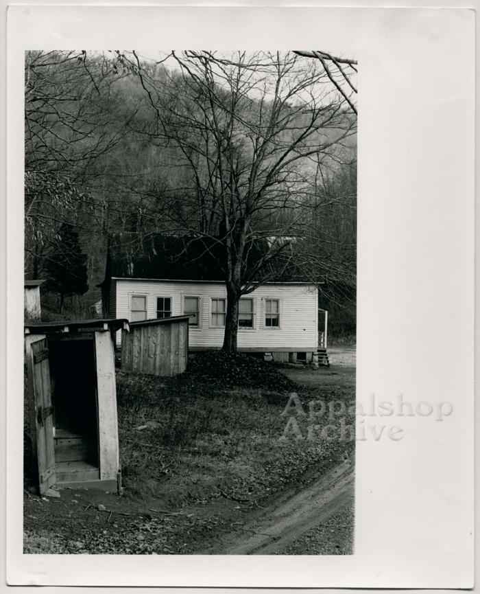 Production still of school building - Kingdom Come School