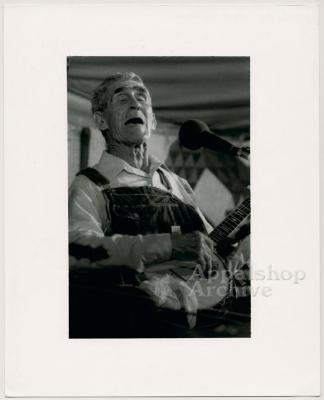 Morgan Sexton:  Banjo Player from Bull Creek production still