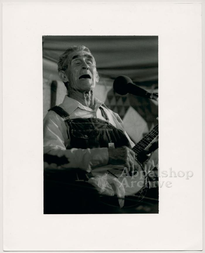 Morgan Sexton:  Banjo Player from Bull Creek production still