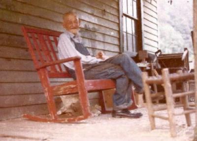 Dewey Thompson - front porch rocker