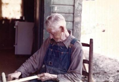 Dewey Thompson - The Chairmaker - Sugarloaf Hollow - Floyd County, KY - circa 1975